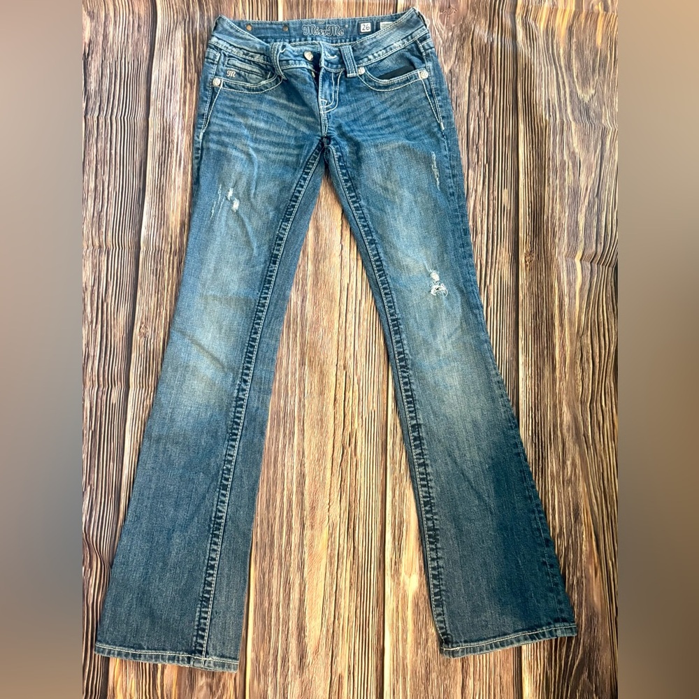 Miss Me Flare Blue Jeans